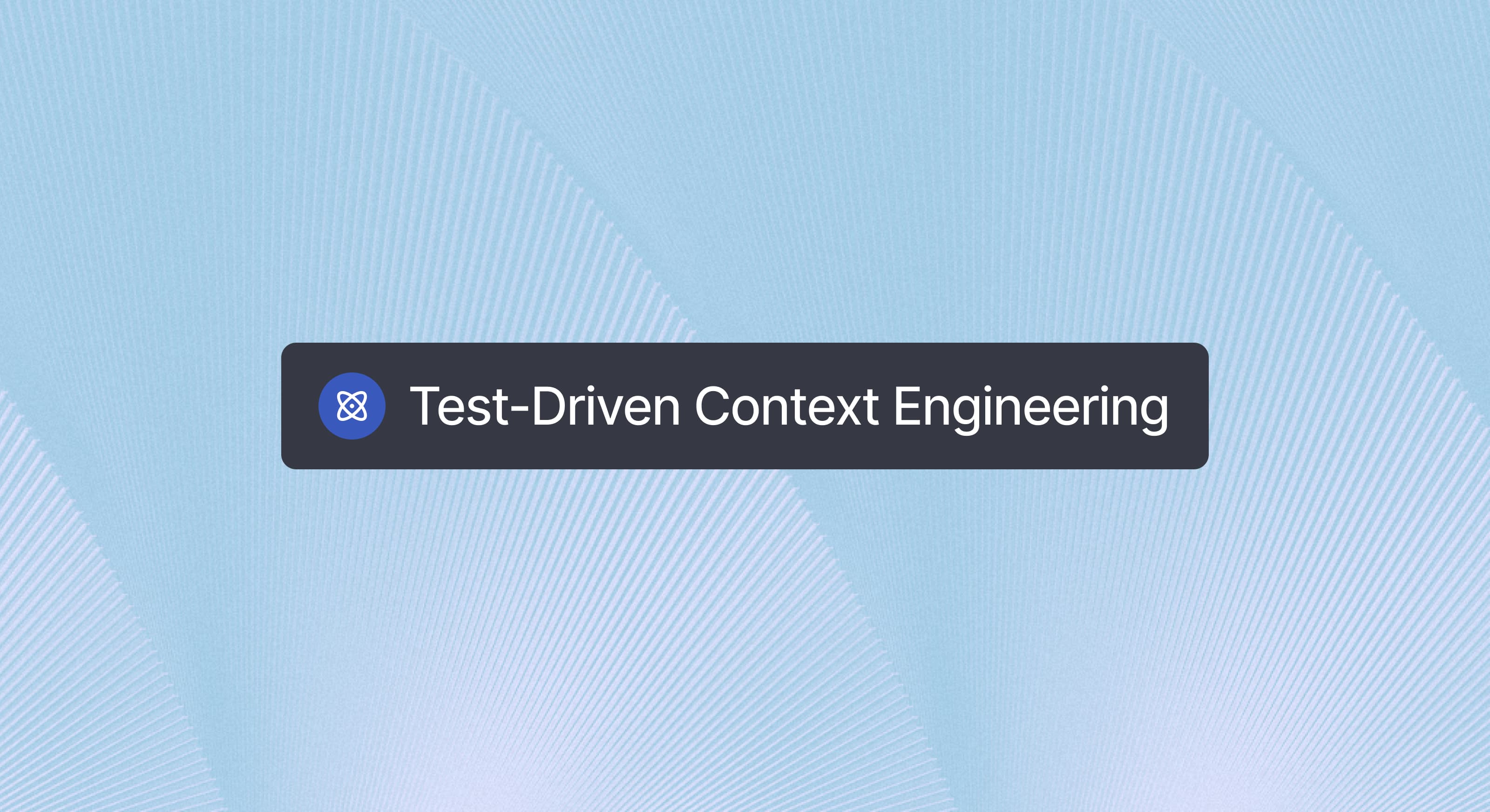graphic background with test-driven context engineering