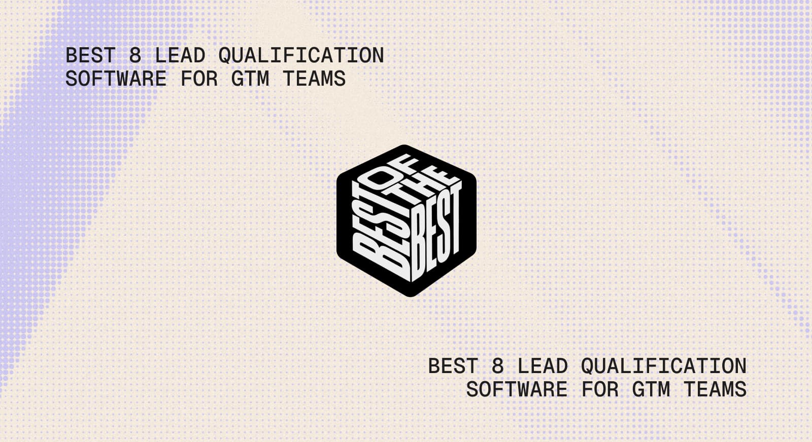 best eight lead qualification software graphic
